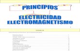 Principios de Electricidad ELECTROMAGNETISMO