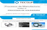 Procesos de Manufactura Tema10 Tecsup