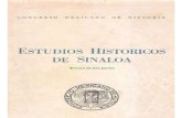 Congreso Mexicano de Historia - Estudios Historicos de Sinaloa (Tercera de Tres Partes)