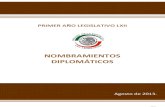 27-08-13 Nombramientos diplomáticos primer año LXII legislatura