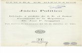 JUICIO POLITICO - PRIMERA PARTE - 23 DE OCTUBRE DE 1931 - PORTALGUARANI