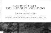 Gramática da lingua galega II Morfosintaxe (2006) [2ª edición] - Freixeiro Mato