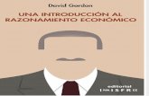 Introducción al razonamiento económico - David Gordon