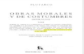 Tomo VIII - OBRAS MORALES Y DE COSTUMBRES - Plutarco - ESCRITO DE CONSOLACIÓN A SU MUJER