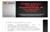 Unidad 4 Epistemología de las Ciencias Sociales (avances)