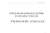 Programacion Didactica Oficial de Tercer Ciclo