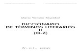 Reyzabal Victoria - Diccionario de Terminos Literarios Tomo 2 (o - Z)