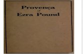 Ezra Pound y Provenca Poems Seleccionados