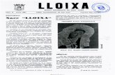 LLOIXA. Número 00, junio/juny 1981. Boletín Informativo de Sant Joan.Bulletí Informatiu de Sant Joan. Autor: Asociación Cultural Lloixa