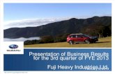 Subaru 2013 3qf Presentation e