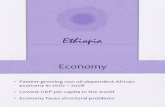 Ethiopia's economy presentation