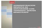 Administración remota con Terminal Server