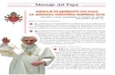Mensaje de Benedicto XVI. DOMUND 2012