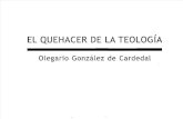 Gonzalez de Cardedal, Olegario - El Quehacer de La Teologia