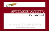 Diagnóstico en la EPUC: La necesidad de Diversidad, Acceso y Equidad