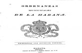 Ordenanzas Municipales de La Habana, 1827