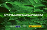 Guía para el fomento del empleo verde en los pequeños municipios españoles./empleo verde