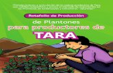 ASOCIACION BENEFICA PRISMA Tara Apurimac Rotafolio de Produccion de Plantones