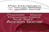 Propuestas para mejorar la Financiación Pública del Tercer Sector de Acción Social