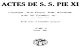 Actes de S.S. Pie XI - (Tome 2)