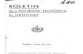 Boletin ST Uruguay - Enero 1937