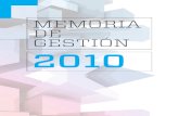Memoria Instituto Tecnológico de Canarias (2010)