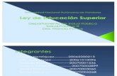 Ley de Educacion Superior 4TA PASANTIA 2011l