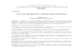 Ley de Residuos y desechos sólidos Gaceta Oficial N°38.068 del 18-11-04