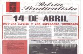 Patria Sindicalista (FE de las JONS Auténtica) nº 3 - 18 de Abril de 1977