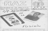 Haz nº 1 (Marzo 1983 - FFJJE - FE de las JONS Baleares)