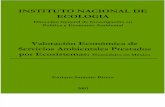 Valoración Económica de Servicios Ambientales Prestados por Ecosistemas: Humedales en México.