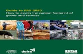 PAS2050 Guide Cómo evaluar la huella de carbono bienes y servicios