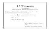 15 Tangos a 3 Voces