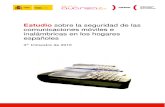 Estudio sobre la seguridad de las comunicaciones móviles e inalámbricas en los hogares españoles. 3er trimestre de 2010