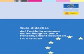 PEL-Guia didàctica del portfolio europeu de les llengües-12-18 anys