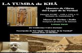La Tumba de Kha - Maestro de Obras del "Lugar de la Verdad" - Antiguo Egipto
