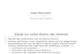 SQL Server - Bases de Datos