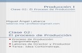 Producción 1: El proceso de producción