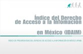 Índice del Derecho de Acceso a la Información en México (IDAIM)