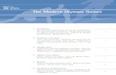 3 Los Juegos Olímpicos Modernos