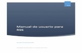 Manual de usuario para la aplicación rss