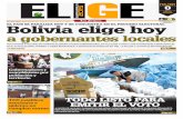 Bolivia elige a gobernantes locales