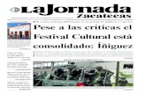La Jornada Zacatecas, lunes 30 de marzo de 2015