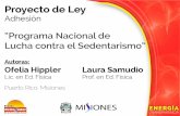 Hippler y Samudio en el PARLAMENTO DE LA MUJER: Programa Nacional de Lucha contra el Sedentarismo