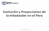 Evolución y proyecciones de la tributación en el perú