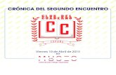 Crónica del Segundo Encuentro del Club del Cuaderno España