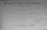 1903 Moisés-ben-Maimón (Maimónides): Tesis, por A. Caravaca Millán