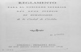 1829 Reglamento para el gobierno interior del Real Colegio de Humanidades de Córdoba