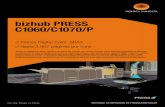 Bizhub press c1060 c1070 p sp