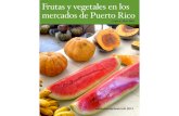 Frutas y vegetales en los mercados de Puerto Rico